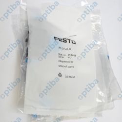 Shut-off valve HE-2-QS-8 153468                                                                                                                                                                                                                                
