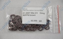 Oring 7,5x2,5 FPM 80 brązowy