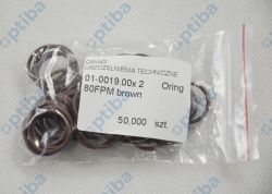 Oring 19x2 FPM 80 brązowy
