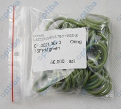 Oring 21x3 FPM 75 zielony