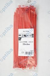 Opaska 4,5x200 czerwona
