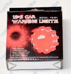 Lampa ostrzegawcza LED błyskowa na baterie