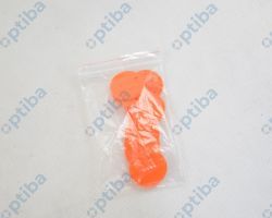 Numerek pleksi, wzór 2, perspex pomarańczowy