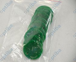 Numerek pleksi, wzór 2, perspex ciemno zielony